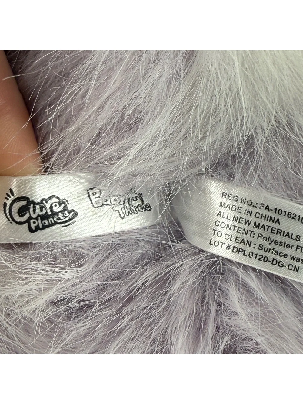 Baby Three 400% Sugar Baby V2 - Blueberry Mousse “Purple Bunny” W/Custom Face!